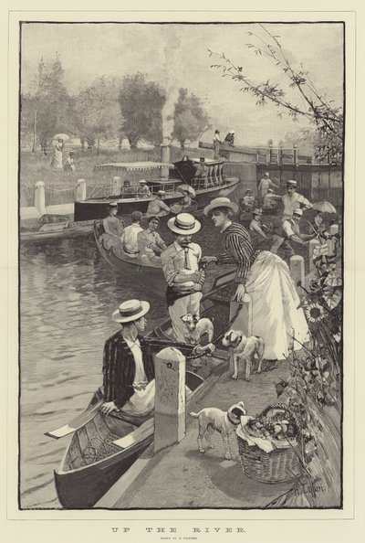 En amont de la rivière - Hector Caffieri